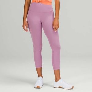 Lululemon Wunder Train High Rise Leggings 23" crop in Jubilee size 6
